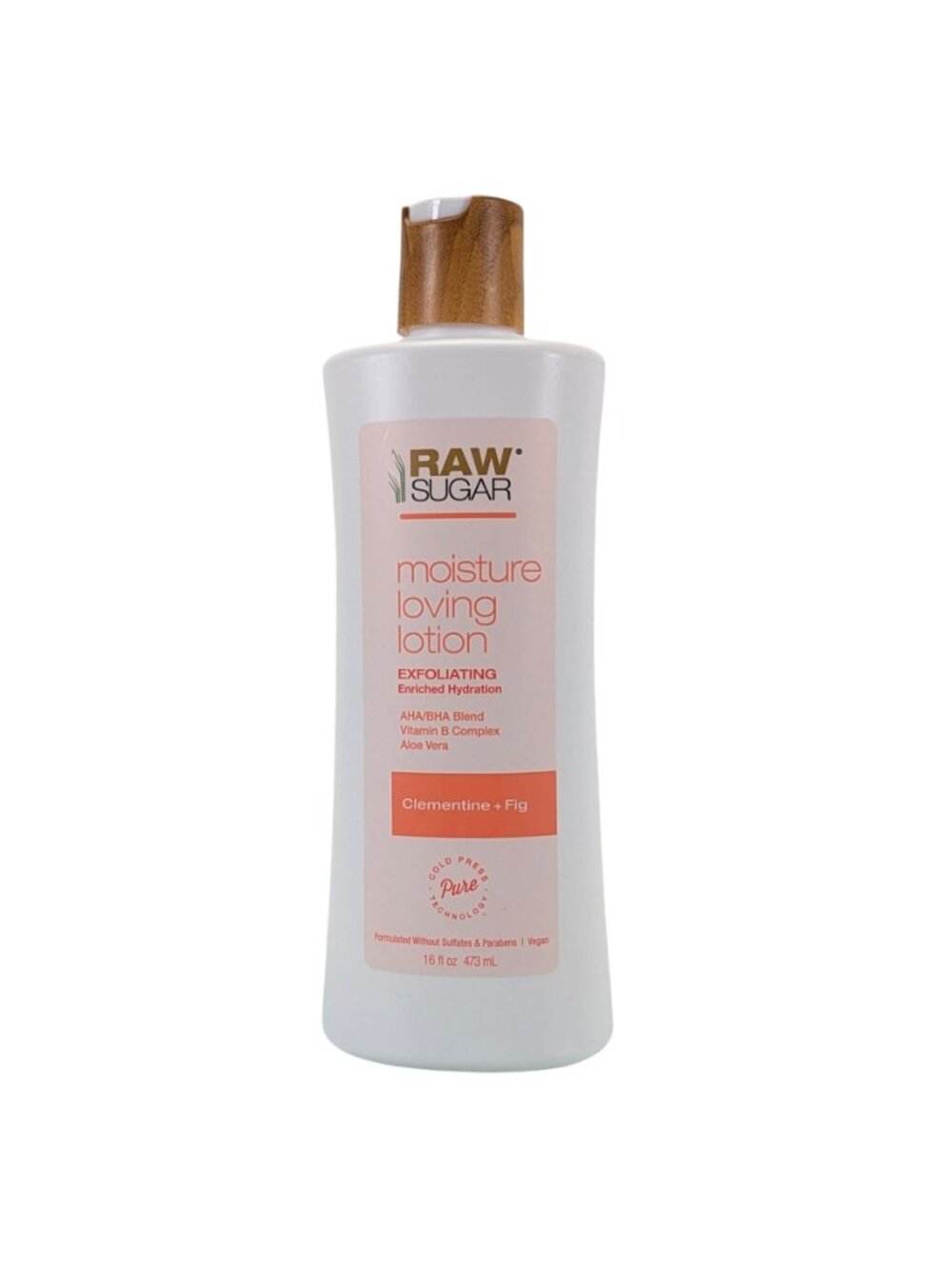 Raw Sugar Moisture Loving Lotion 16 oz Exfoliating AHA BHA, Clementine + Fig - Picture 3 of 8